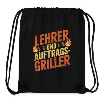 Lehrer und Auftragsgriller - Stanley/Stella recycelter Gym Bag - Schwarz - Vorne