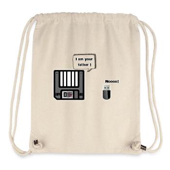 Floppy to USB key - Stanley/Stella Recycled Gym Bag - natural - Front