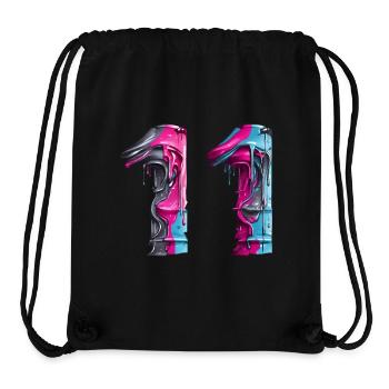 NO. 11 NUMBER 11 COOL 11TH BIRTHDAY - Stanley/Stella Recycled Gym Bag - black - Front
