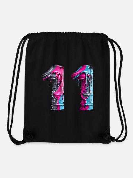NR. 11 NUMMER 11 COOL 11. GEBURTSTAG - Stanley/Stella recycelter Gym Bag - Schwarz