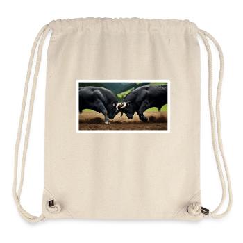 Match de classement des Bulls d’Hérens - Sac à cordon recyclé Stanley/Stella - blanc naturel - Devant
