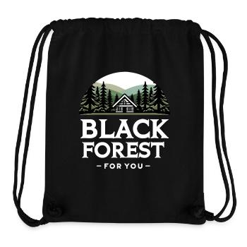 Black Forest for You - Stanley/Stella recycelter Gym Bag - Schwarz - Vorne