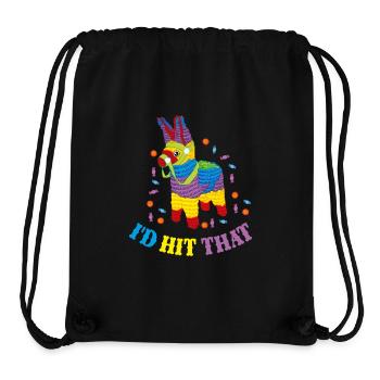 I'd hit that pinata mexico gift gift idea - Stanley/Stella Recycled Gym Bag - black - Front