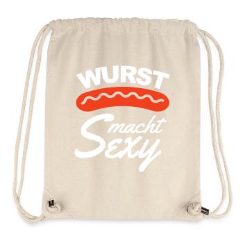 Wurst macht Sexy - Stanley/Stella recycelter Gym Bag - Naturweiß - Vorne