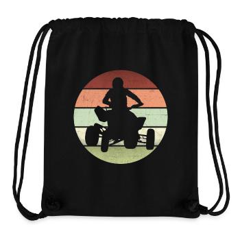 Quad, vintage quad passion - Stanley/Stella Recycled Gym Bag - black - Front