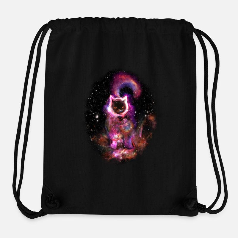 the black hole known as your cat - Stanley/Stella Recycled Gym Bag - black