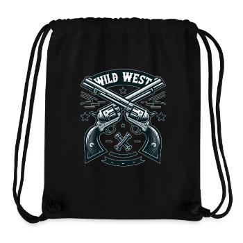 Wild West - Stanley/Stella Recycled Gym Bag - black - Front