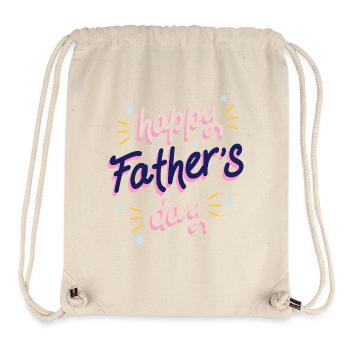 Congratulations Dad - Stanley/Stella Recycled Gym Bag - natural - Front
