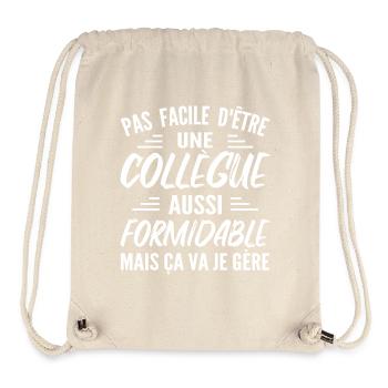 Toller Kollege | Humor Kollegin - Stanley/Stella recycelter Gym Bag - Naturweiß - Vorne