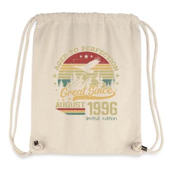 28 years old Aged to Perfection born in August 1996 - Stanley/Stella Recycled Gym Bag - natural - Front