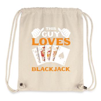 Blackjack Black Jack - Stanley/Stella recycelter Gym Bag - Naturweiß - Vorne