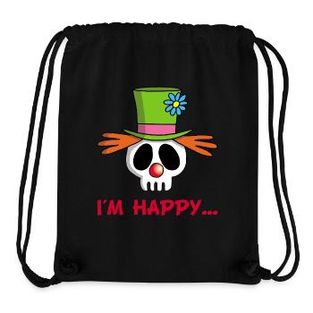 Clown Totenschädel - Stanley/Stella recycelter Gym Bag - Schwarz - Vorne