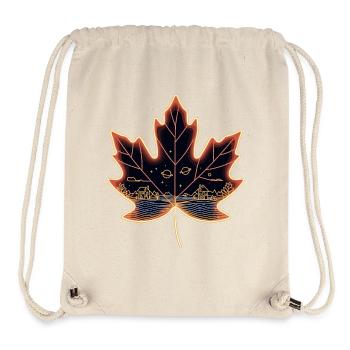 Maple leaf - Stanley/Stella Recycled Gym Bag - natural - Front