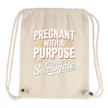 Creating a family with love - Stanley/Stella Recycled Gym Bag - natural - Front