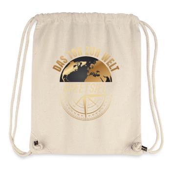 Das Tor zur Welt - Greetsiel - Stanley/Stella recycelter Gym Bag - Naturweiß - Vorne