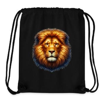 Lion - Stanley/Stella Recycled Gym Bag - black - Front