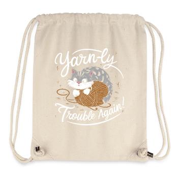 Cat trouble - Stanley/Stella Recycled Gym Bag - natural - Front
