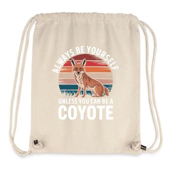 Coyote Animal Funny - Stanley/Stella Recycled Gym Bag - natural - Front
