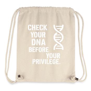 Check your DNA - Stanley/Stella Recycled Gym Bag - natural - Front