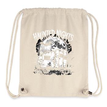Geisternacht Caravan Spuk Illustration - Stanley/Stella recycelter Gym Bag - Naturweiß - Vorne