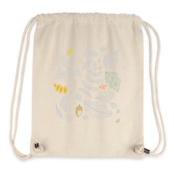 Autumn Leaves - Stanley/Stella Recycled Gym Bag - natural - Front