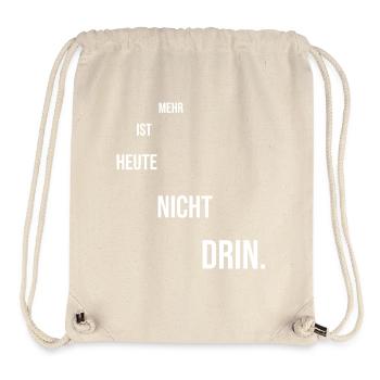 Dicton motivant - Sac à cordon recyclé Stanley/Stella - blanc naturel - Devant
