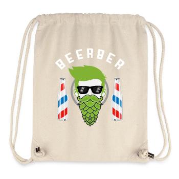 Beerber – Barber & Beer - Stanley/Stella Recycled Gym Bag - natural - Front