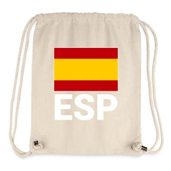 Sporty Spain flag with ESP abbreviation - Stanley/Stella Recycled Gym Bag - natural - Front