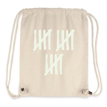 stripes_15 - Stanley/Stella recycelter Gym Bag - Naturweiß - Vorne