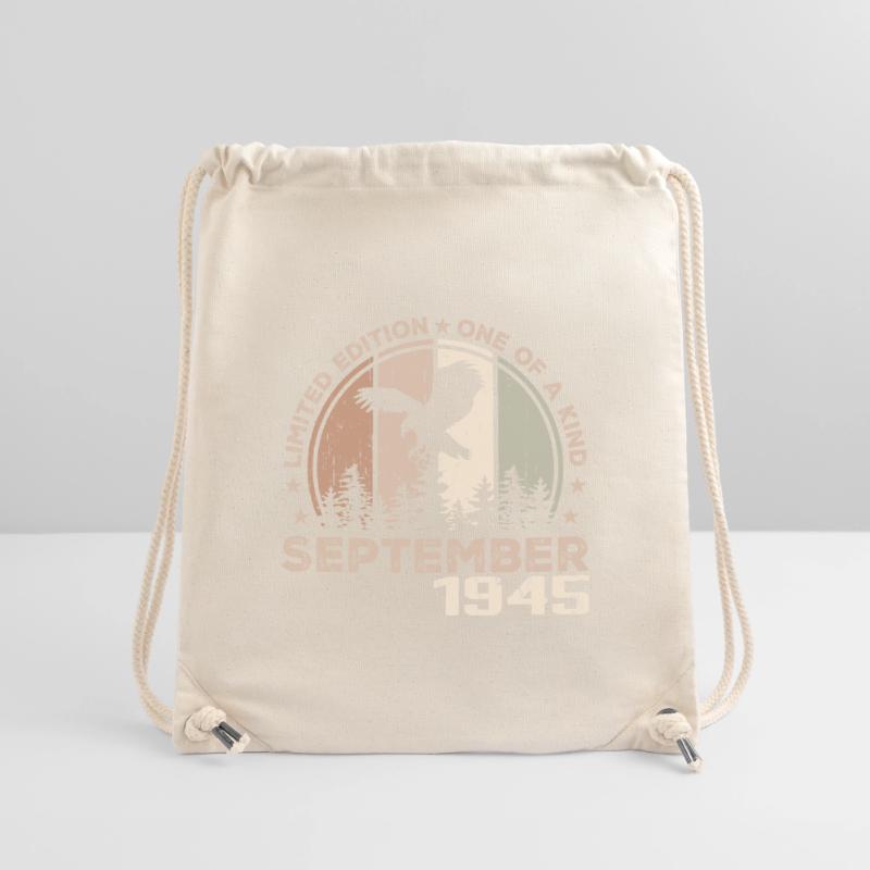 Incomparable since September 1945 79 Anniversary Stanley/Stella Recycled Gym Bag