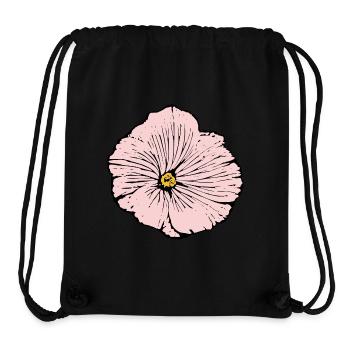 Fiore Rosa Fiore Rosa Fiori Rosa Fiori Rosa - Borsa sportiva in tessuto riciclato Stanley/Stella - nero - Fronte