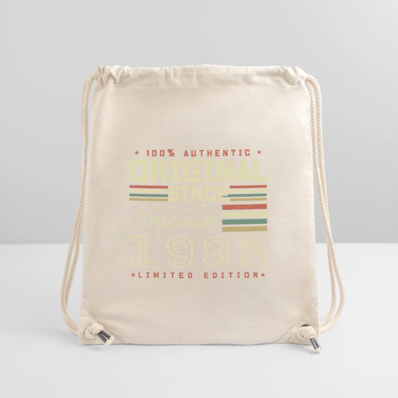 September 1986 September 39th Anniversary Limited Edition Stanley/Stella Recycled Gym Bag