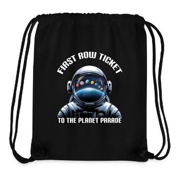 First Row Ticket to the Planet Parade - Astronaut - Stanley/Stella Recycled Gym Bag - black - Front