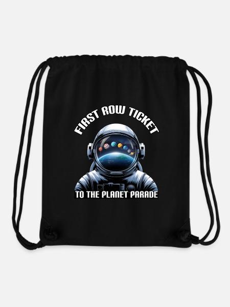 Ticket für die erste Reihe für die Planetenparade - Astronaut - Stanley/Stella recycelter Gym Bag - Schwarz