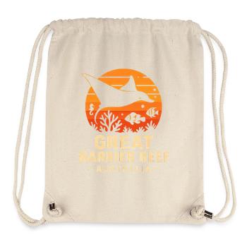 Great Barrier Reef Australien - Stanley/Stella recycelter Gym Bag - Naturweiß - Vorne