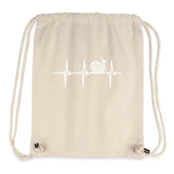 Heartbeat for snails with a house - Stanley/Stella Recycled Gym Bag - natural - Front