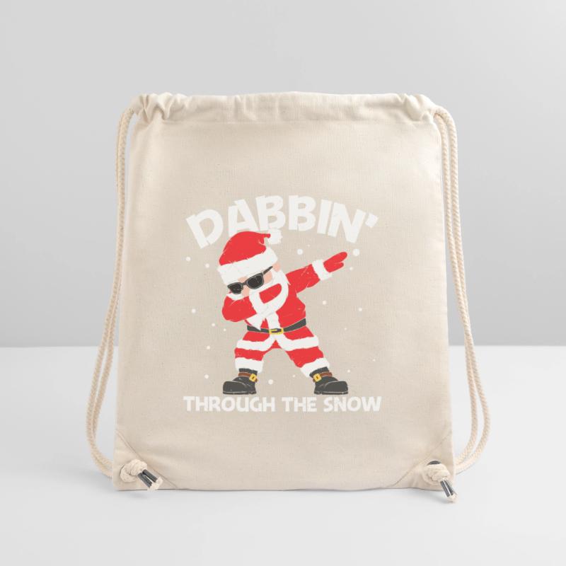 Dapping Trought the Snow- Dapping Weihnachtsmann Stanley/Stella recycelter Gym Bag