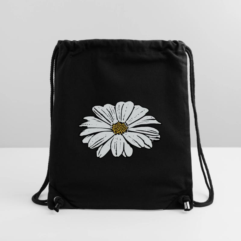 Fleur Blanche Fleurs Blanches Fleurs Blanches Fleurs Blanches Sac à cordon recyclé Stanley/Stella