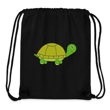 Schildkröte Schildkröten - Stanley/Stella recycelter Gym Bag - Schwarz - Vorne