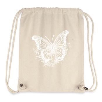 Flower Tattoo Style Butterfly - Stanley/Stella Recycled Gym Bag - natural - Front