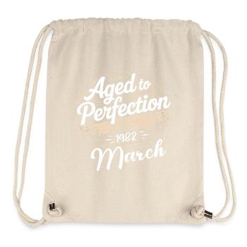 Geburtstagsgeschenk märz 1982 - Stanley/Stella recycelter Gym Bag - Naturweiß - Vorne