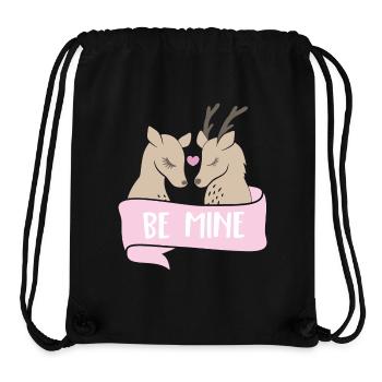 Be mine Rehe - Stanley/Stella recycelter Gym Bag - Schwarz - Vorne