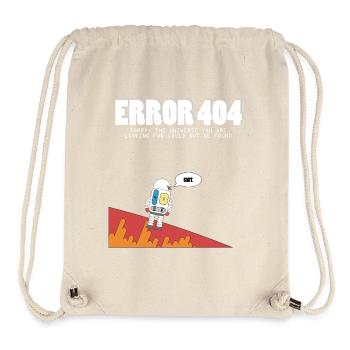 404 astronaute - Sac à cordon recyclé Stanley/Stella - blanc naturel - Devant