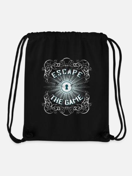 Escape the Game - für Exit Room Fans (washed look) - Stanley/Stella recycelter Gym Bag - Schwarz
