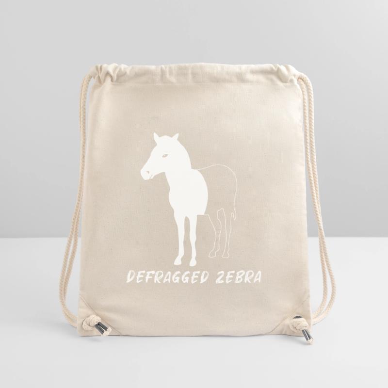 Defragged Zebra Admin Geek Programmierer Geschenk Stanley/Stella recycelter Gym Bag