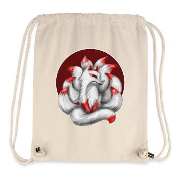 Nine-tailed fox - Stanley/Stella Recycled Gym Bag - natural - Front
