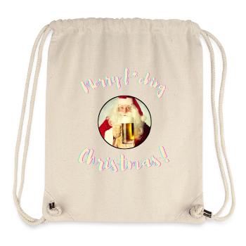 Frohe Weihnachten! (Zensiert) - Stanley/Stella recycelter Gym Bag - Naturweiß - Vorne