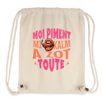"I chilli I calm you all down (v2) - Stanley/Stella Recycled Gym Bag - natural - Front