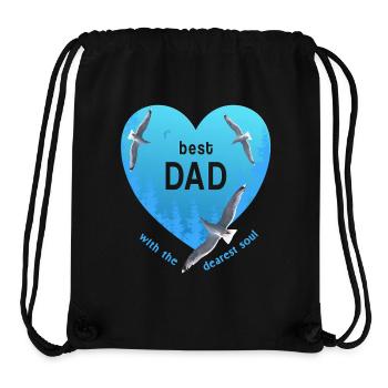 Best Dad Daddy - Stanley/Stella Recycled Gym Bag - black - Front