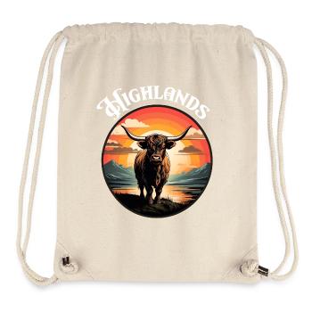 Scottish Highland Beef Love My Highlands - Stanley/Stella Recycled Gym Bag - natural - Front